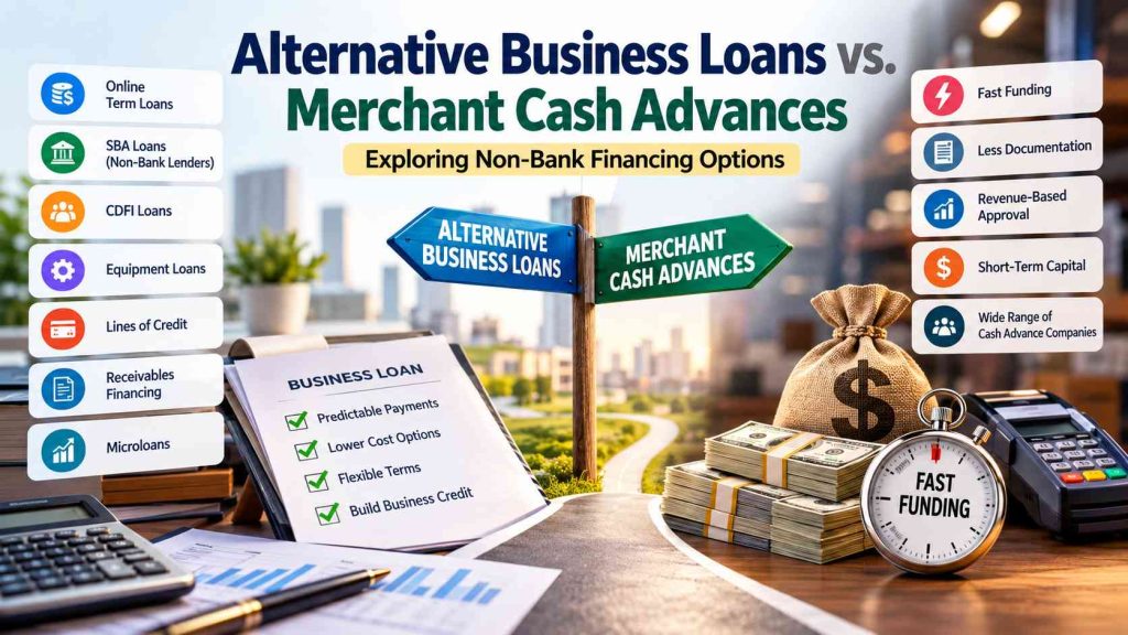 Alternative Business Loans vs. Merchant Cash Advances