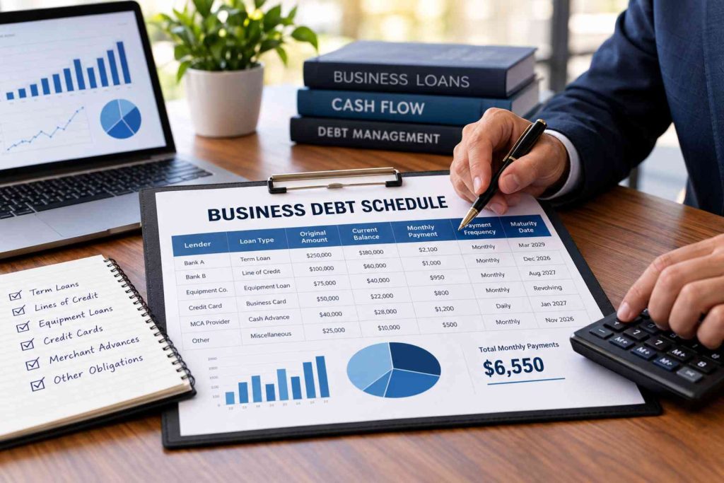 Business Debt Schedule: Why Full Disclosure Helps Approval