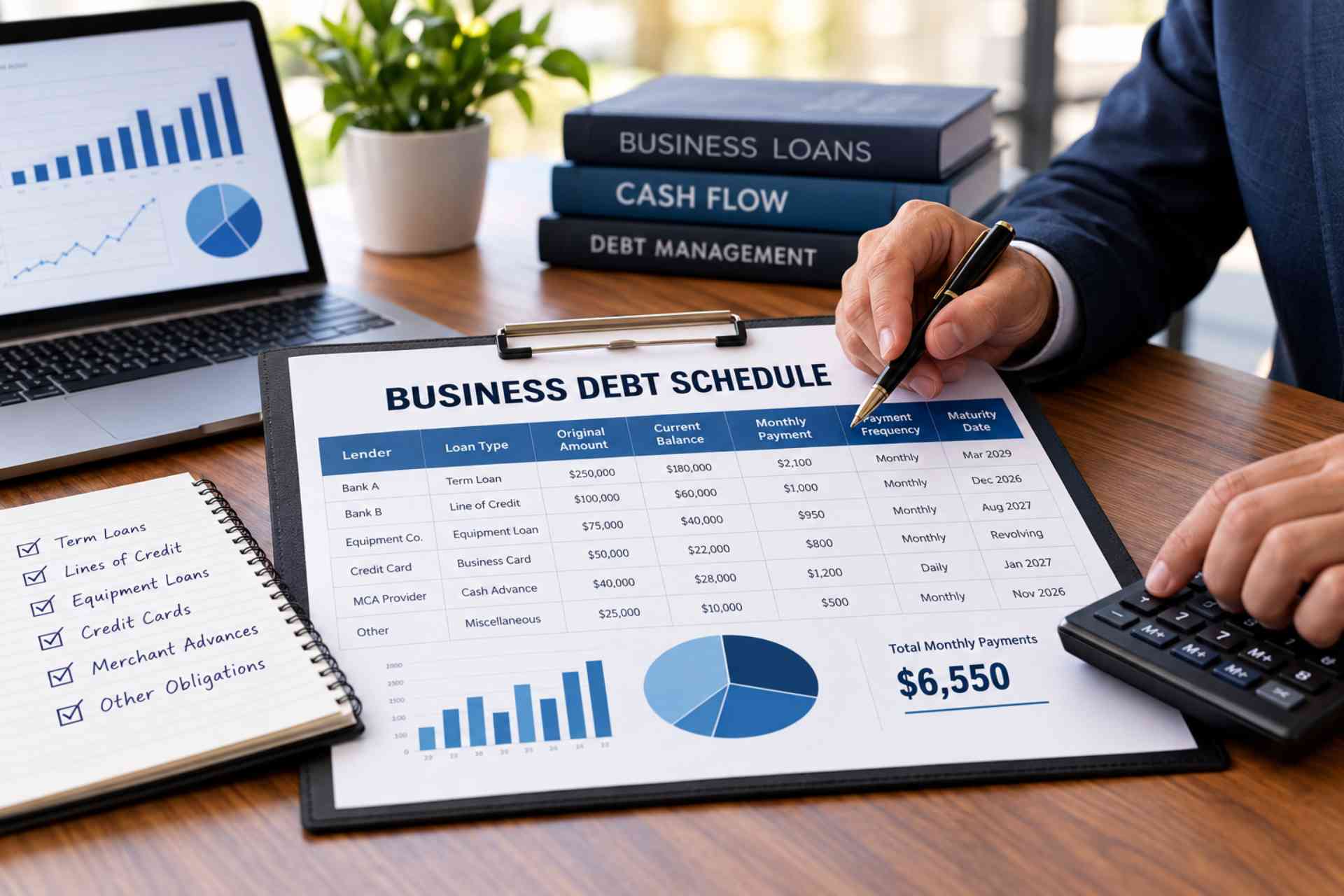 Business Debt Schedule Why Full Disclosure Helps Approval