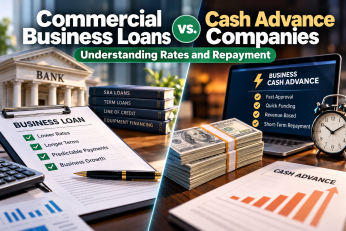 Commercial Business Loans vs. Cash Advance Companies