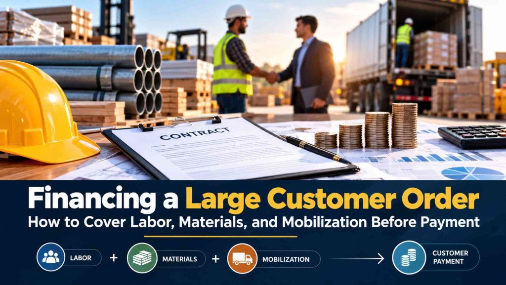 Financing a Large Customer Order Without Breaking Cash Flow