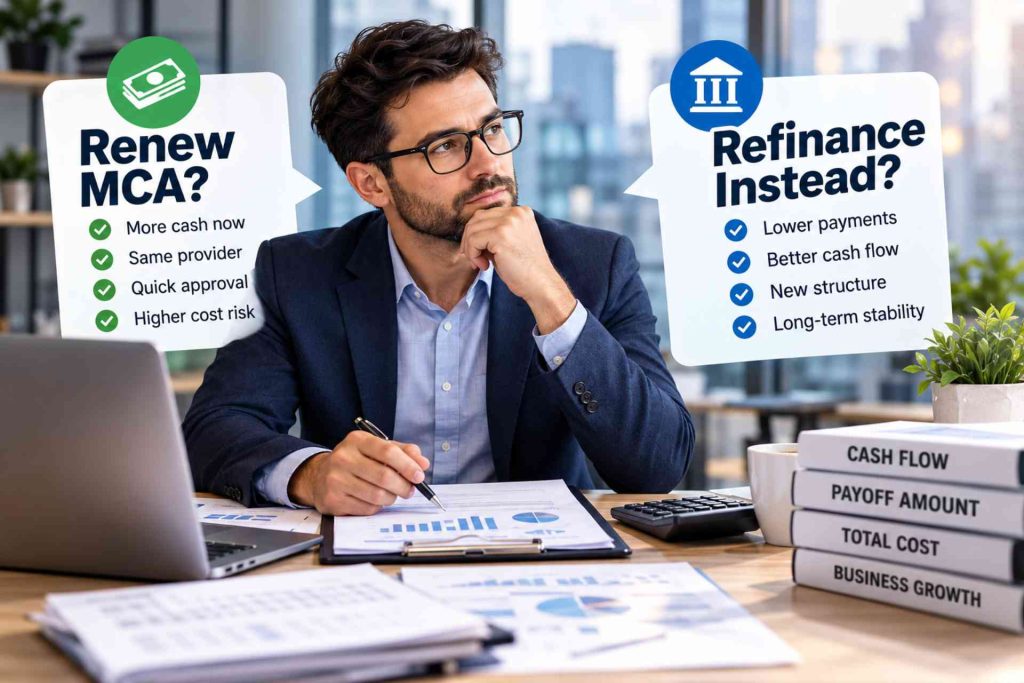 Refinance an MCA Before You Renew? What to Compare