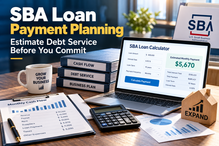 SBA Loan Payment Planning and Debt Service Estimates