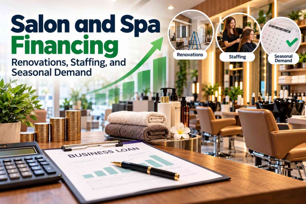 Salon and Spa Financing Renovations, Staffing, and Booking Growth