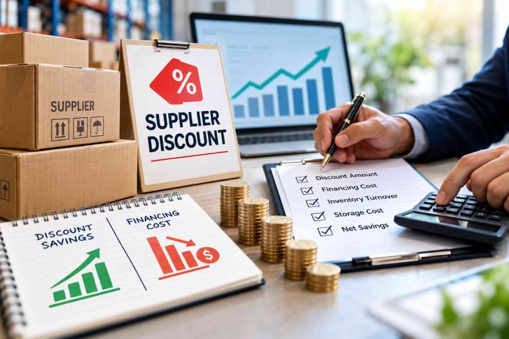 Should You Borrow for a Supplier Discount Run the Full Math